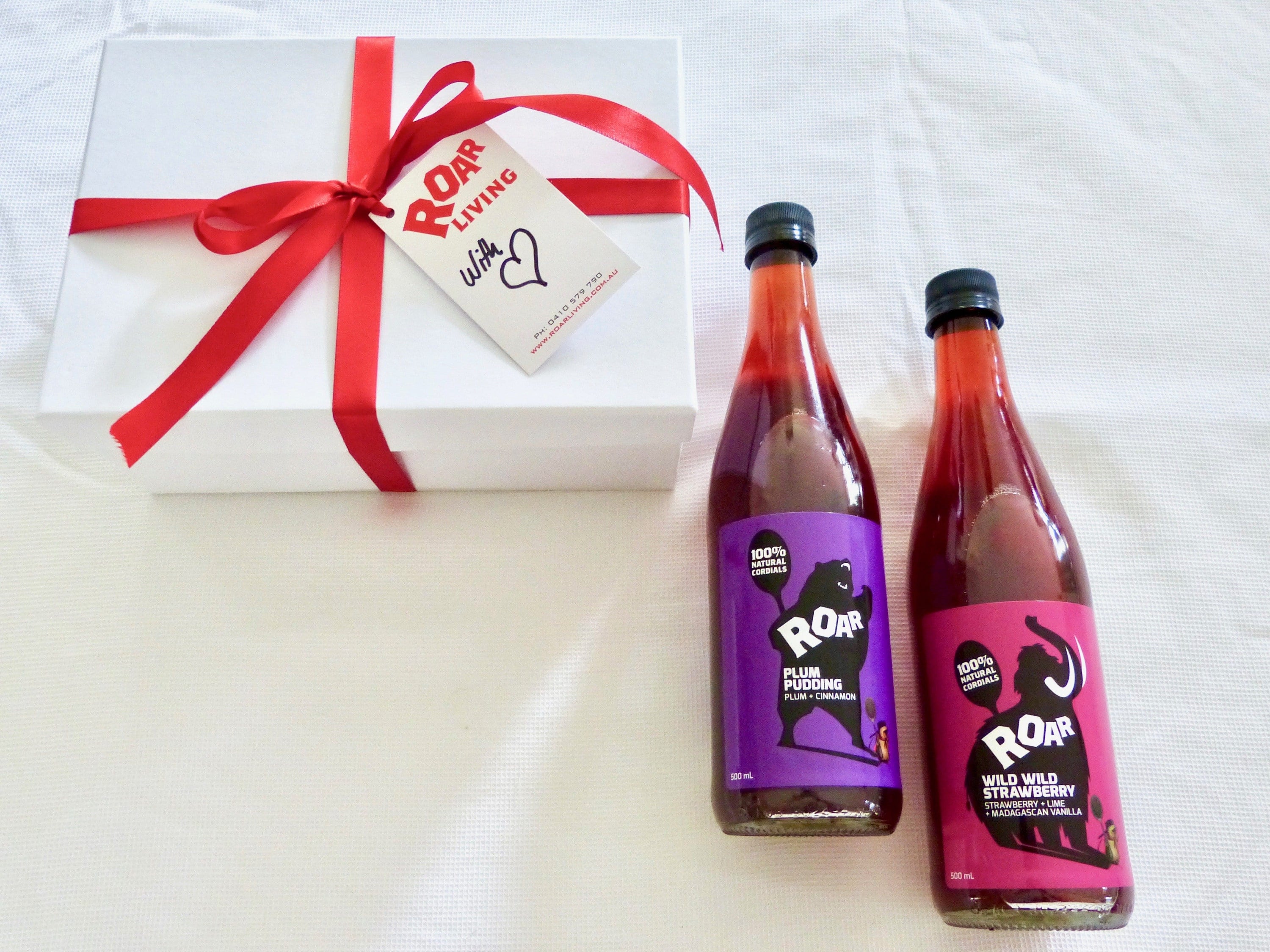 Strawberry cordial. Fruity cordial. Natural cordial. Strawberries. Cinnamon and plum drink. Gift idea. Australian hampers and gifts. Boutique drink. 